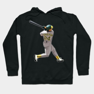 Rickey Henderson #24 Swings Power Hoodie